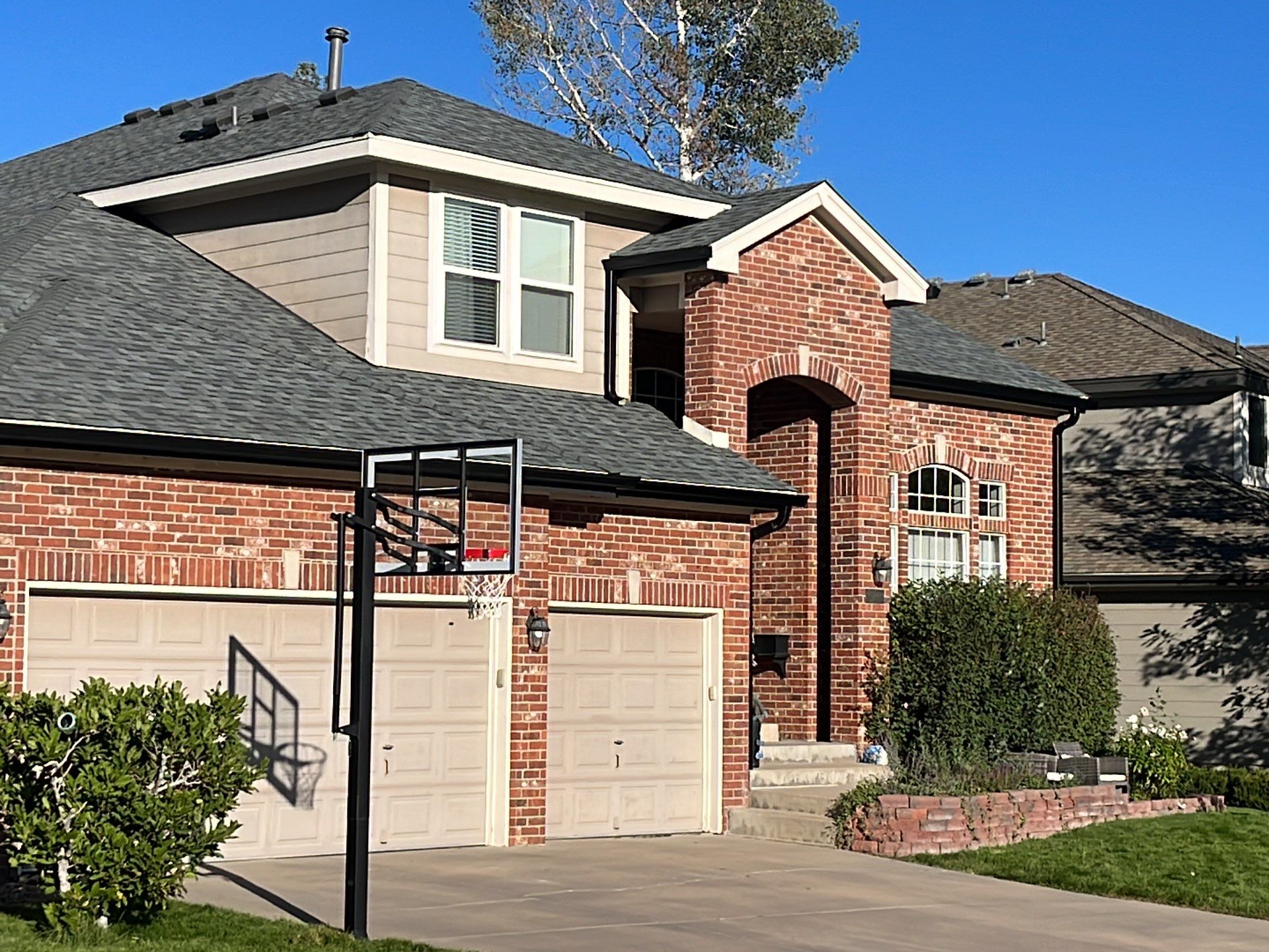 Shingle roof