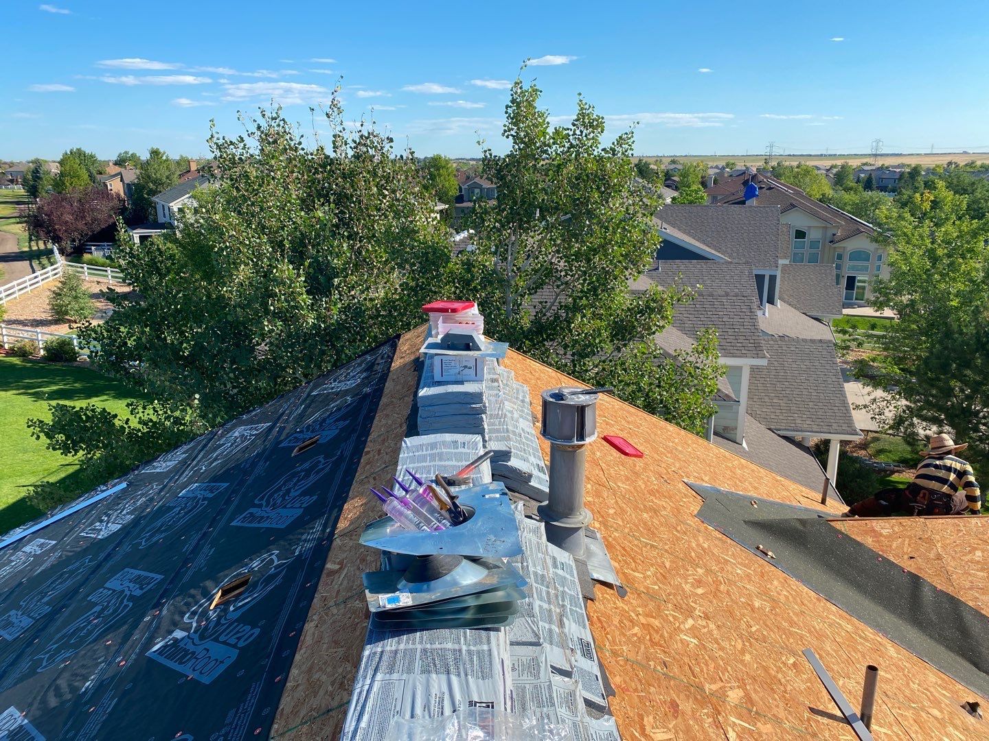 roof leaks and complete roof replacement