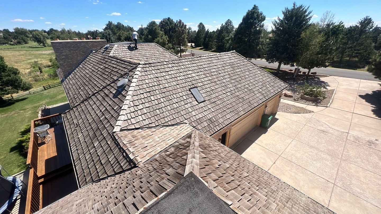 wood shake roof