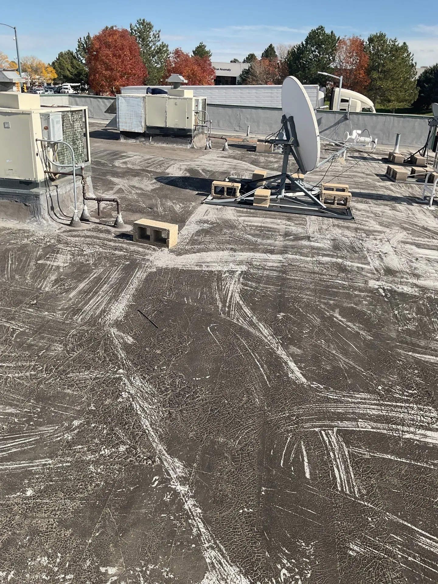 Flat commercial roof