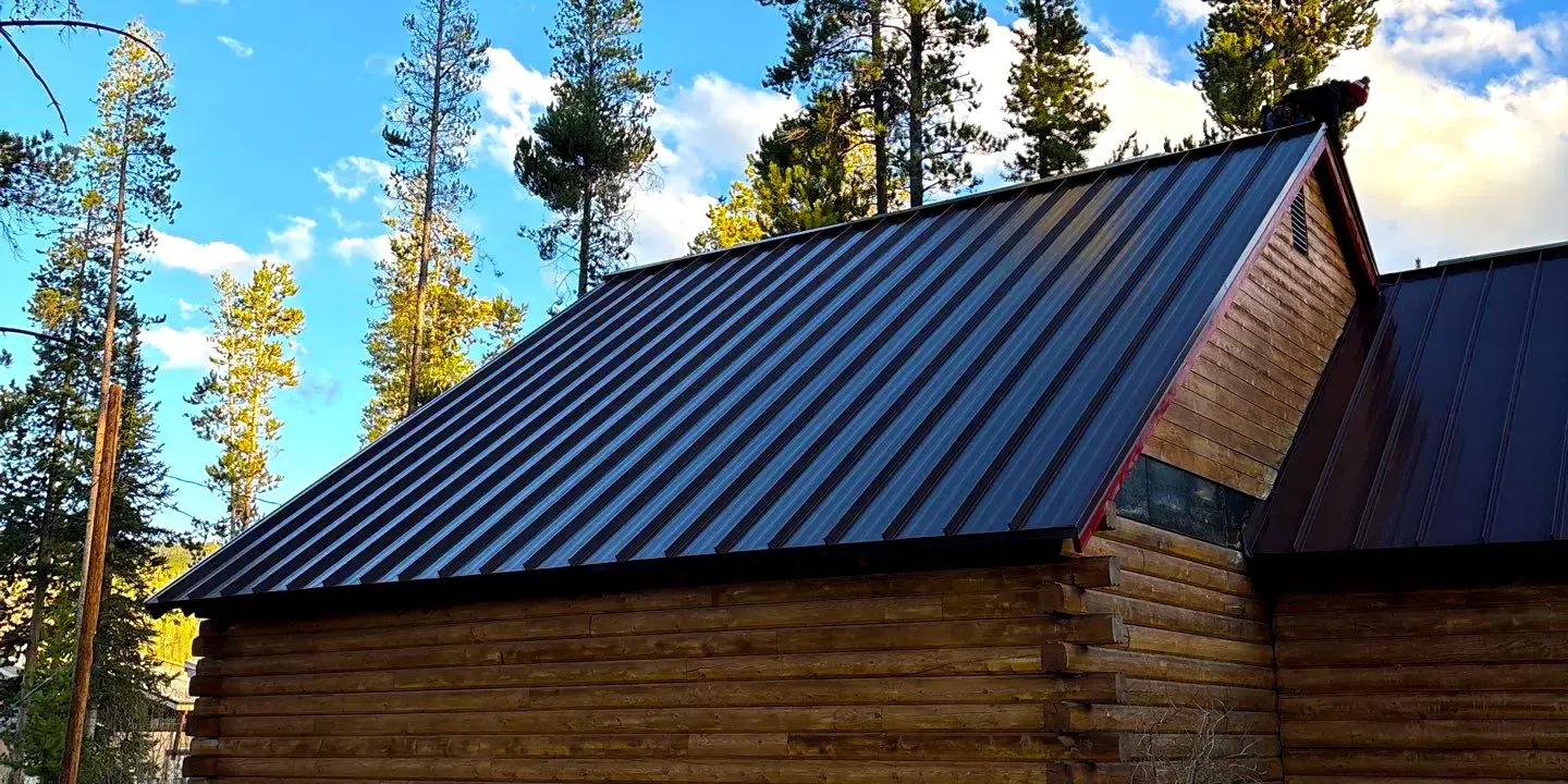 Metal roof installation in Colorado