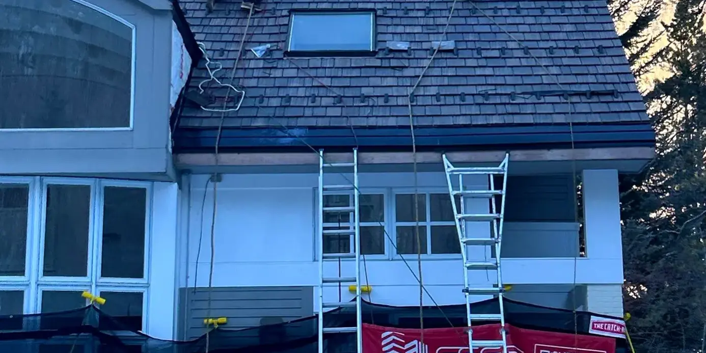 GCCS Roofing, LLC team of professional roofers performing a residential roofing installation and roof repair in Littleton, CO