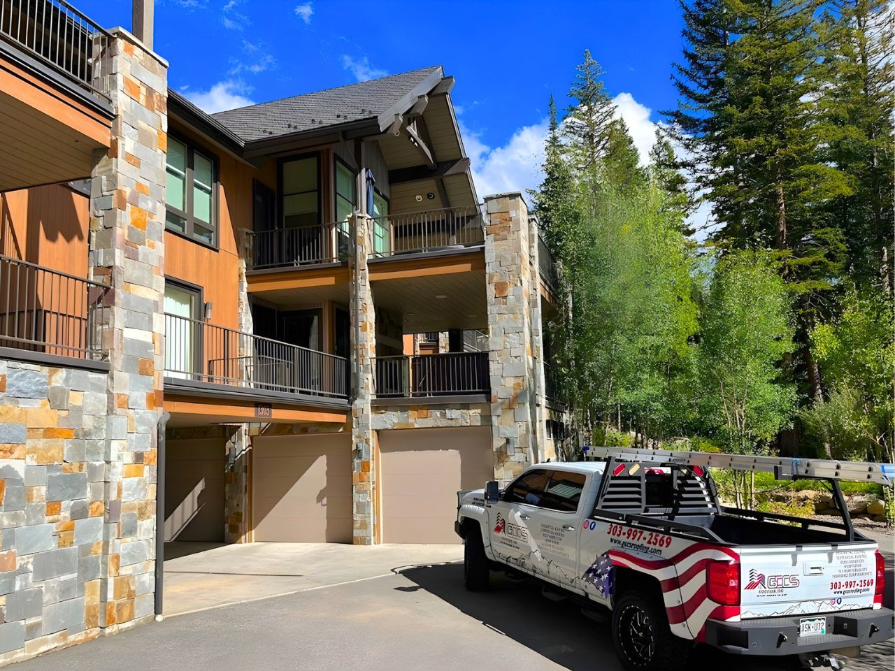Mountain roofing project Colorado