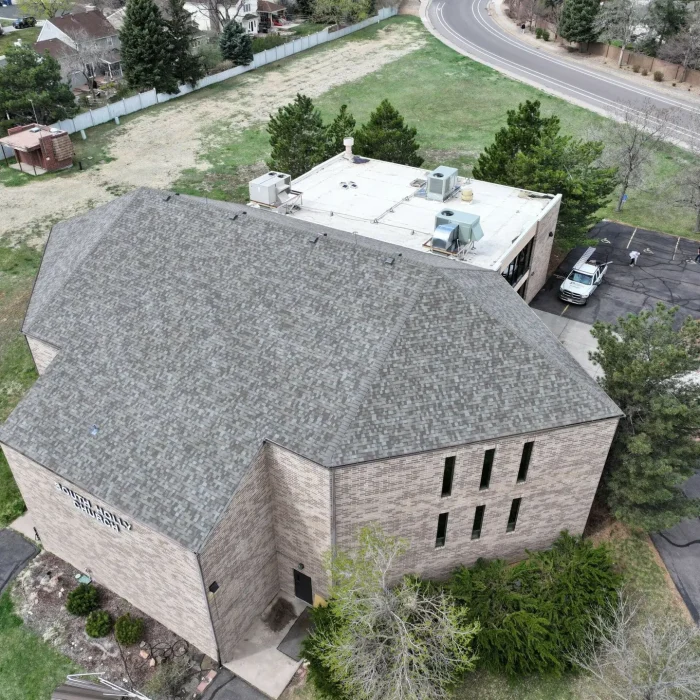 attic and siding